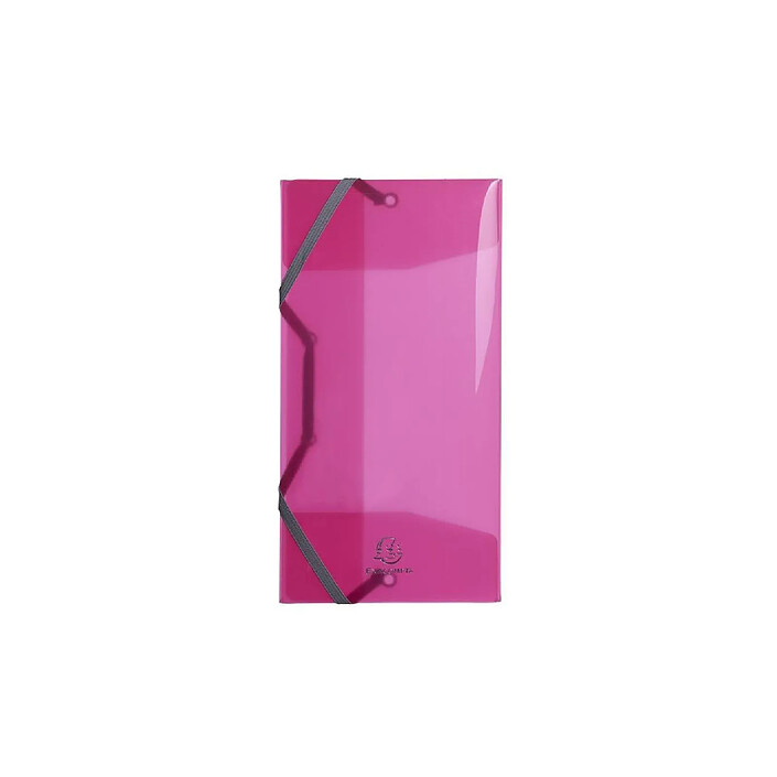 EXACOMPTA Chemise 3 rabats à élastiques polypropylène 5/10e IDERAMA PP - 25x12cm