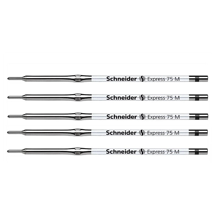 SCHNEIDER Recharge Express 75 Pointe Moyenne Noir x 5