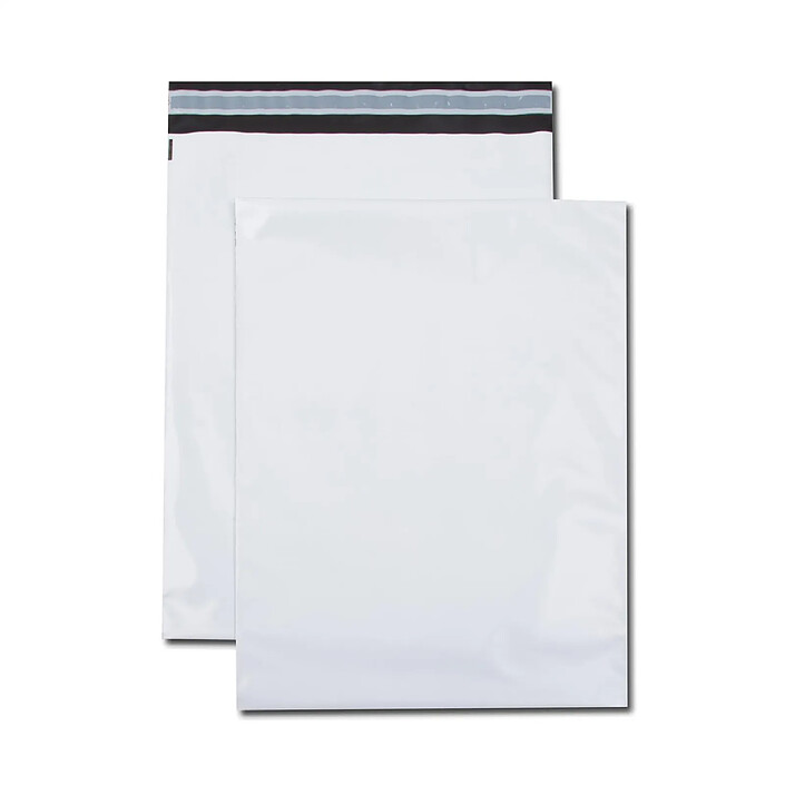 GPV Paquet de 100 pochettes polyéthylène 310x410 bande de protection