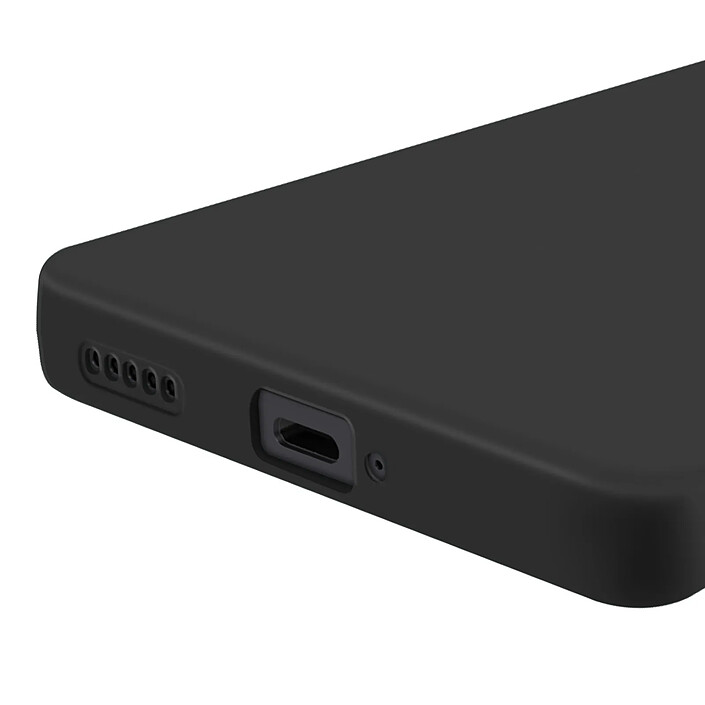 Acheter Avizar Coque pour Honor Magic 7 Lite Silicone Lisse Bloc Caméra Protégé Noir