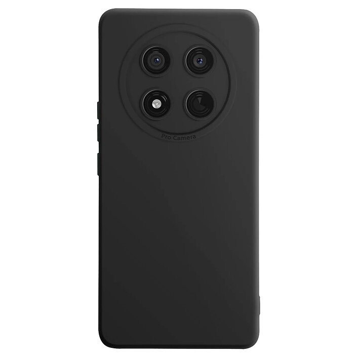 Avizar Coque pour Honor Magic 7 Lite Silicone Lisse Bloc Caméra Protégé Noir