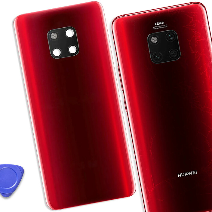 Acheter Clappio Vitre arrière de remplacement pour Huawei Mate 20 Pro Rouge