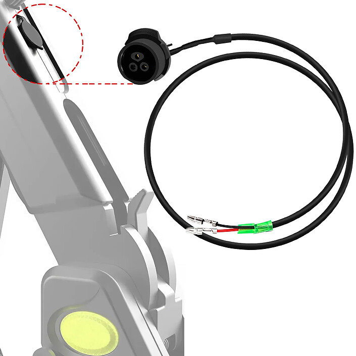 Acheter Minimotors Port de Charge pour Dualtron Pop avec Écrou de Serrage Noir