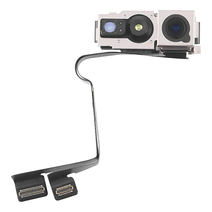 Relife Caméra Avant pour iPhone 16 Pro Max Capteur Selfie Noir