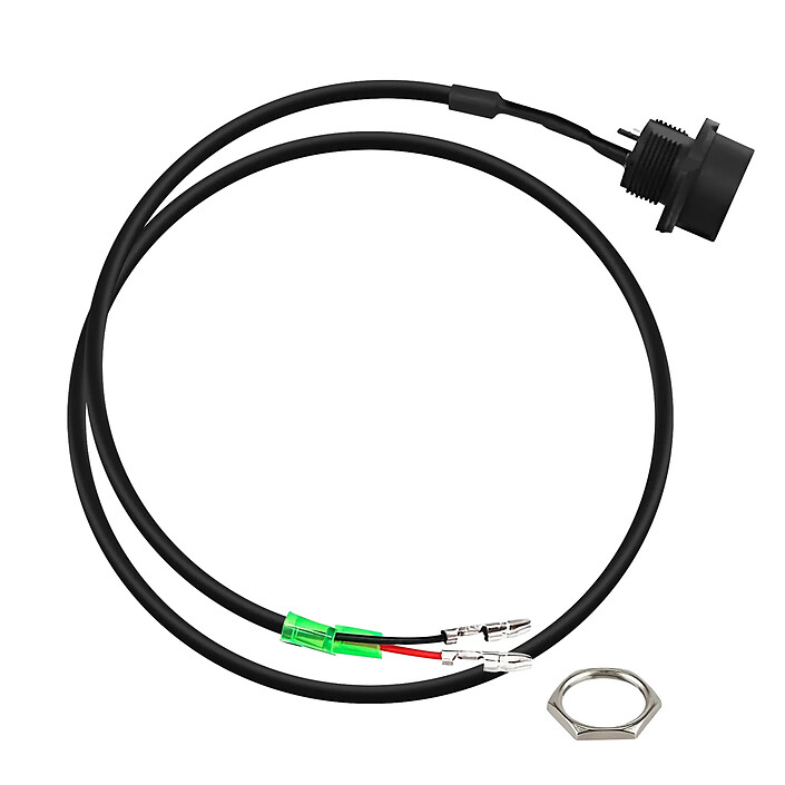 Minimotors Port de Charge pour Dualtron Pop avec Écrou de Serrage Noir