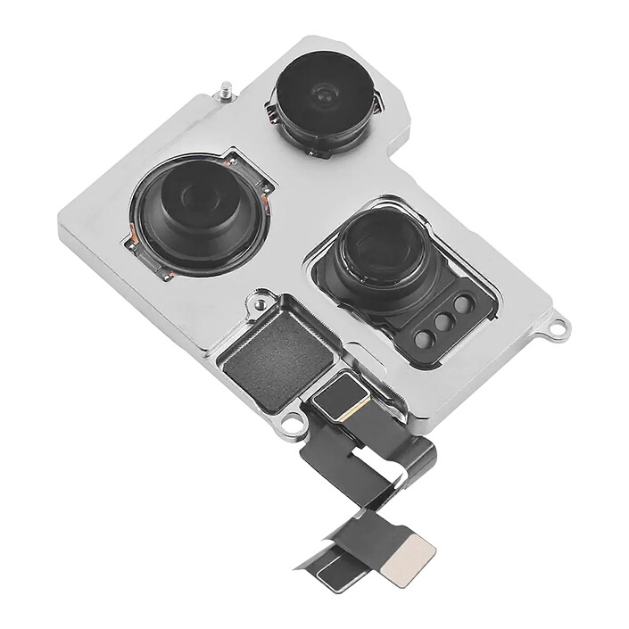 Relife Caméra Arrière pour iPhone 16 Pro Max Noir