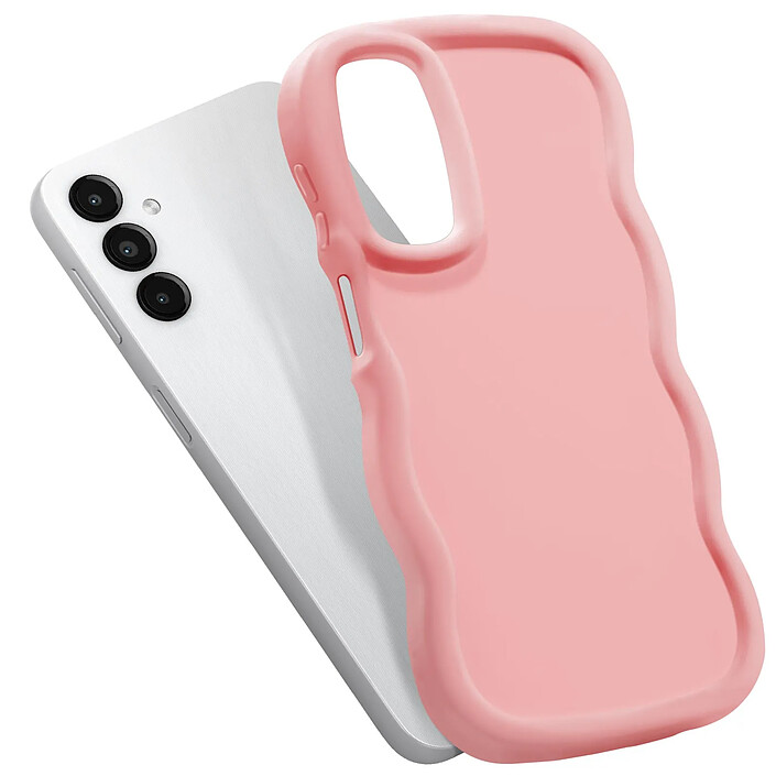 Avizar Coque Candy pour Samsung Galaxy A14 4G et A14 5G Antichoc Rose pas cher