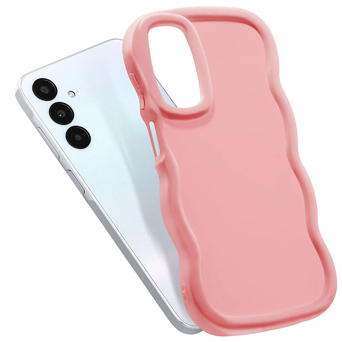 Avizar Coque Candy pour Samsung Galaxy A25 5G Antichoc Rose pas cher