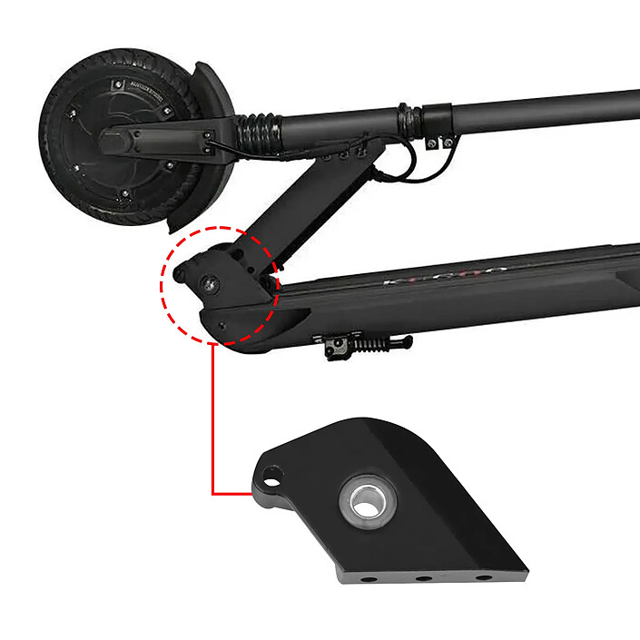 Acheter Avizar Platine de Pliage pour Trottinette Kugoo S1 Noir