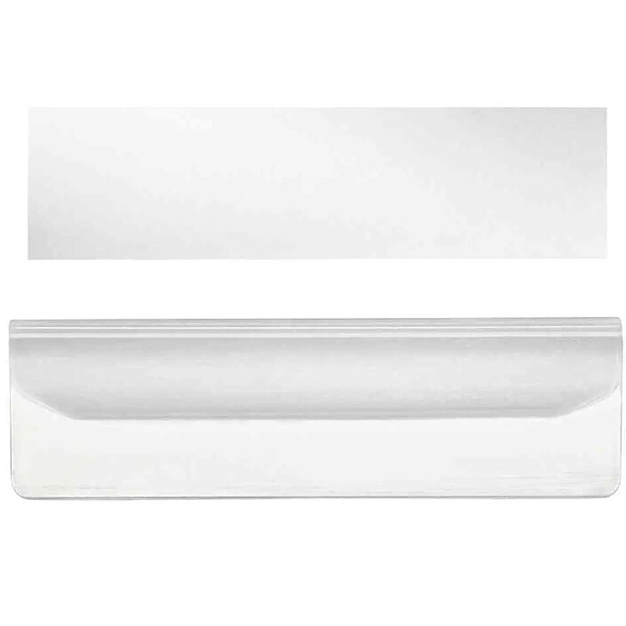 LEITZ Porte-étiquette - cristal (pack de 10) 55x15 mm