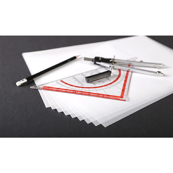 Avis CLAIREFONTAINE Rame de 10 feuilles de Papier Calque, 285 g/m², A3