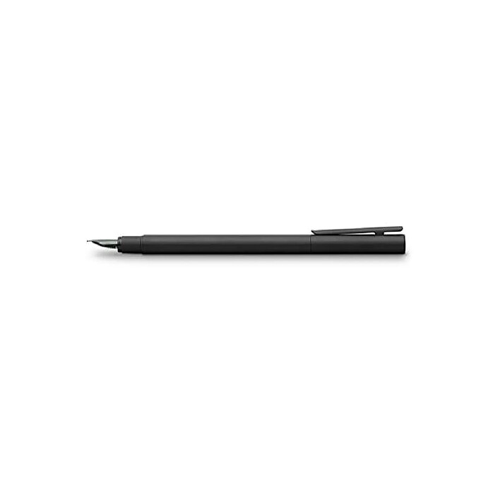 FABER-CASTELL Stylo-plume NEO Slim métal, noir, F