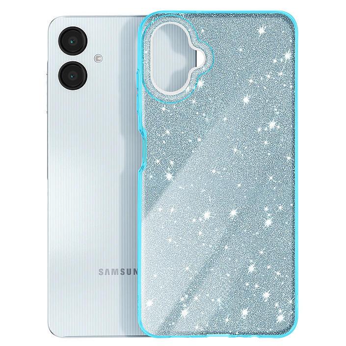 Avizar Coque à Paillettes pour Samsung Galaxy A06 Antichoc Scintillant pas cher
