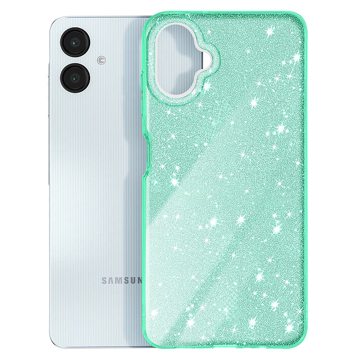 Avizar Coque à Paillettes pour Samsung Galaxy A06 Antichoc Scintillant pas cher