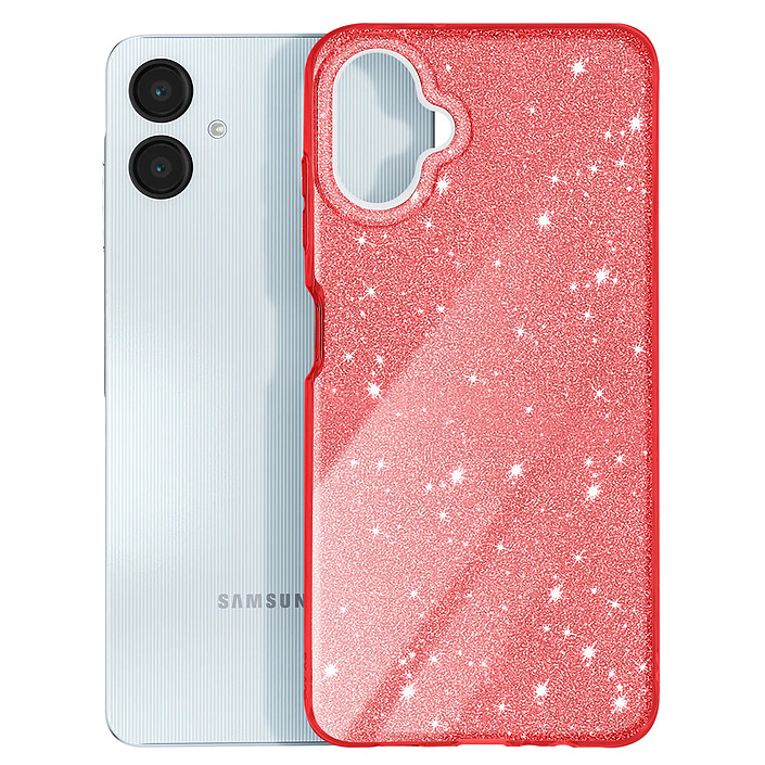 Avizar Coque à Paillettes pour Samsung Galaxy A06 Antichoc Scintillant pas cher
