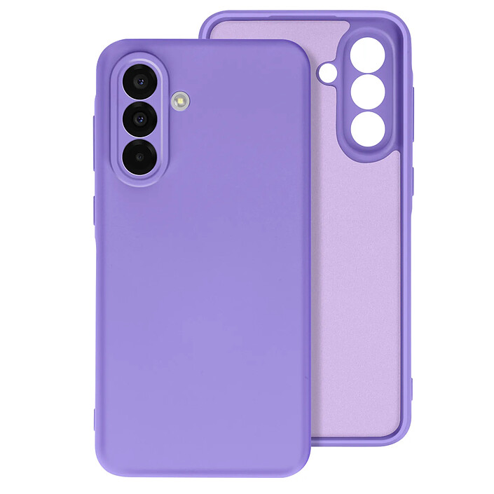 Avizar Coque pour Samsung Galaxy A36 Semi-rigide Soft-touch Anti-traces Violet