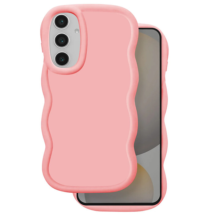 Avis Avizar Coque pour Samsung Galaxy S24 FE Silicone Antichoc série Candy Rose