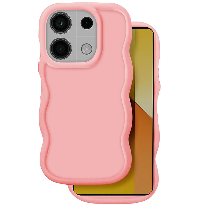 Avis Avizar Coque pour Xiaomi Redmi Note 13 5G Silicone Antichoc série Candy Rose