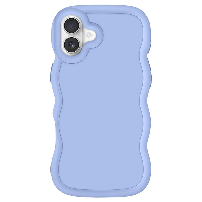 Avizar Coque pour iPhone 16 Plus Silicone Antichoc série Candy Lavande
