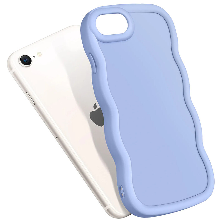 Avizar Coque pour iPhone 7, 8, SE 2020 et SE 2022 Silicone Antichoc Lavande pas cher