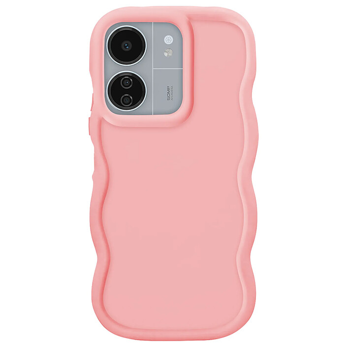 Avizar Coque pour Xiaomi Redmi 13C et Poco C65 Silicone Antichoc série Candy Rose
