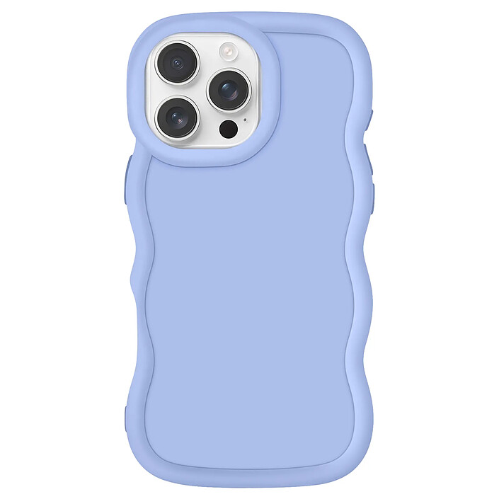 Avizar Coque pour iPhone 16 Pro Silicone Antichoc série Candy Lavande