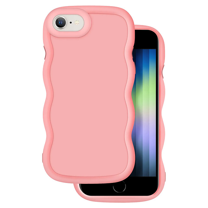 Avis Avizar Coque pour iPhone 7, 8, SE 2020 et SE 2022 Silicone Antichoc Rose