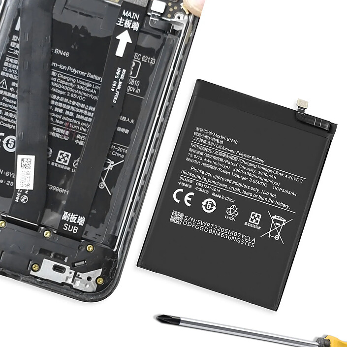 Avis Clappio Batterie interne pour Xiaomi Redmi 7 5000mAh modèle BN46