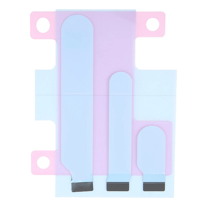 Clappio Adhésif Batterie pour iPhone 16 Pro Fixation solide Transparent