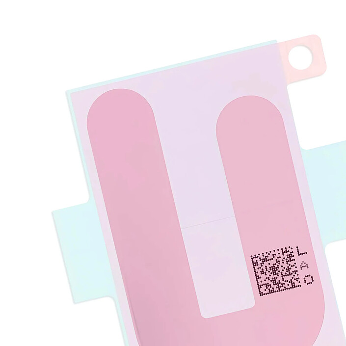 Acheter Clappio Adhésif Batterie pour iPhone 16 Fixation solide Transparent