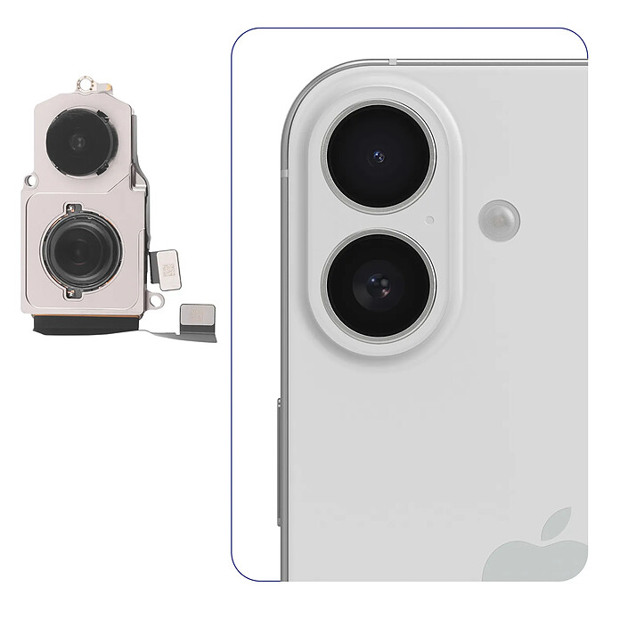 Avis Relife Caméra Arrière pour iPhone 16 Noir