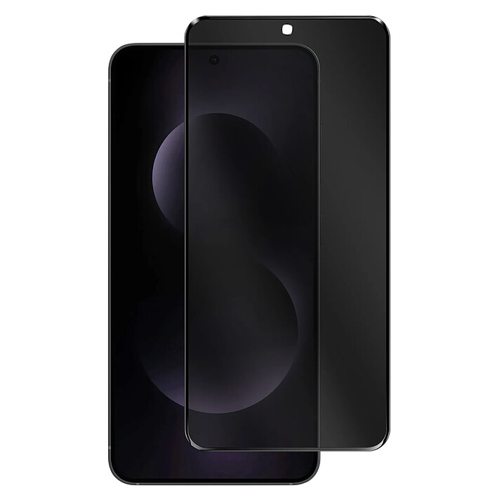 iMak Verre Trempé pour Samsung Galaxy S25 Edge Anti-espion Noir