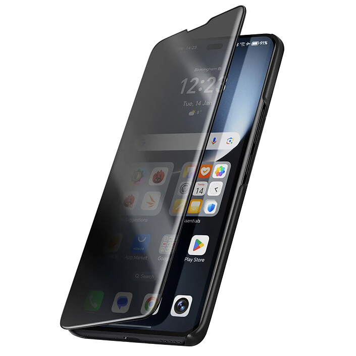 Acheter Avizar Étui pour Honor Magic 7 Lite Clapet Miroir Support Noir