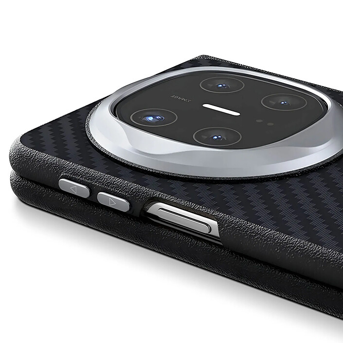 Avis Abeel Coque MagSafe pour Huawei Mate X6 Antidérapant Carbone Noir