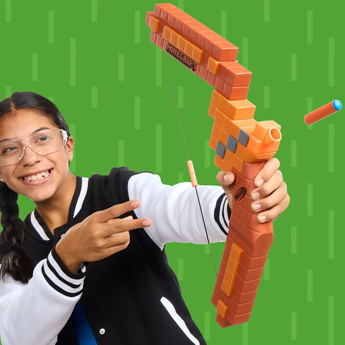 Acheter NERF - Arc lance-flÃ©chettes NERF Minecraft