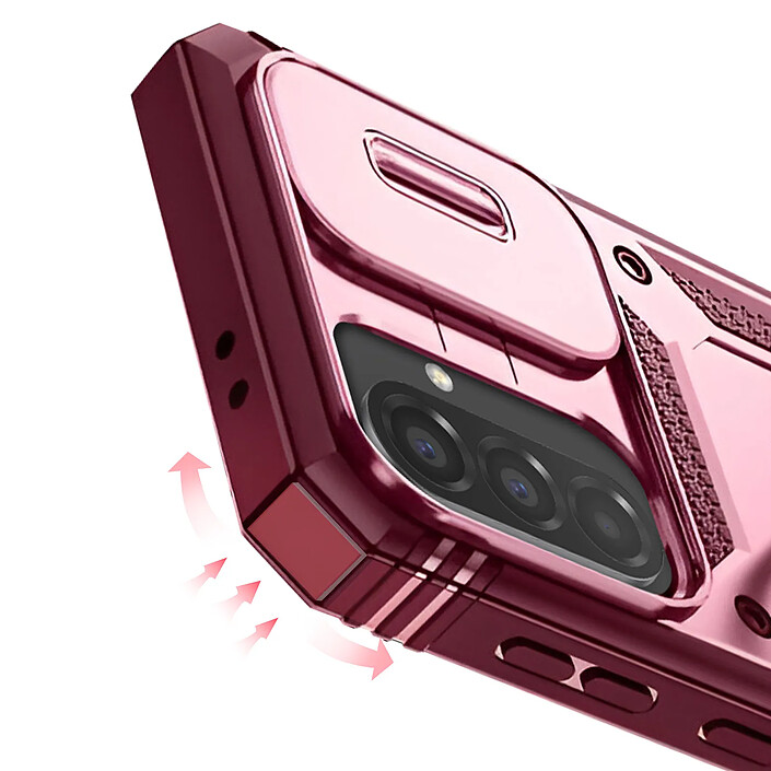 Avis Avizar Coque pour Samsung Galaxy A56 Bague Magnétique Protection caméra Bordeaux