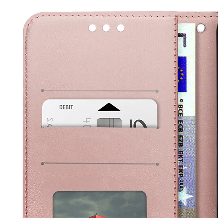 Avis Étui Fleurs Mandala pour Samsung Galaxy A26 Portefeuille Dragonne Rose champagne