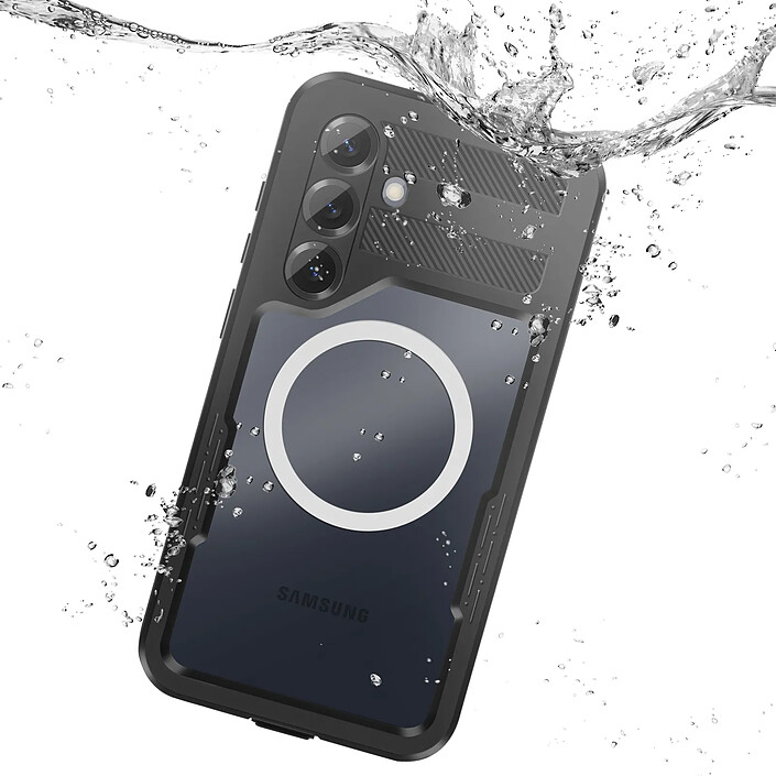 Avis Redpepper Coque Intégrale pour Samsung Galaxy S25 Plus Étanche MagSafe Transparent