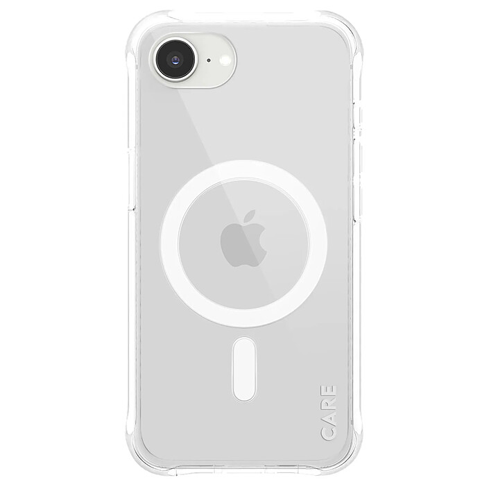 Panzer Glass Coque MagSafe pour iPhone 16e Silicone Anti-Chutes 2.4m Samba Transparent