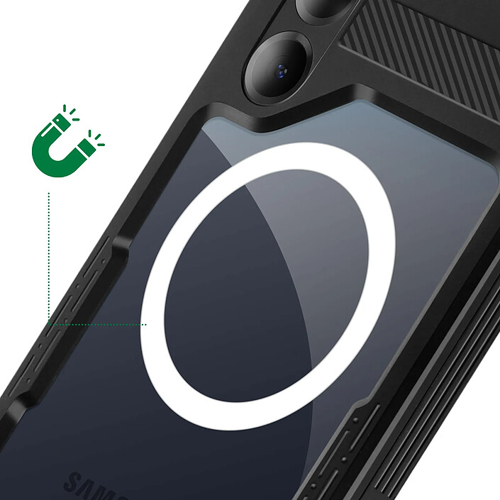 Redpepper Coque Intégrale pour Samsung Galaxy S25 Plus Étanche MagSafe Transparent pas cher