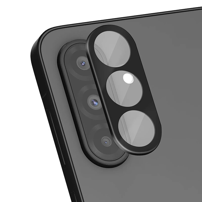 Avizar Lot de 2 Verres Trempé Caméra pour Samsung Galaxy A56 Incurvé 3D Noir