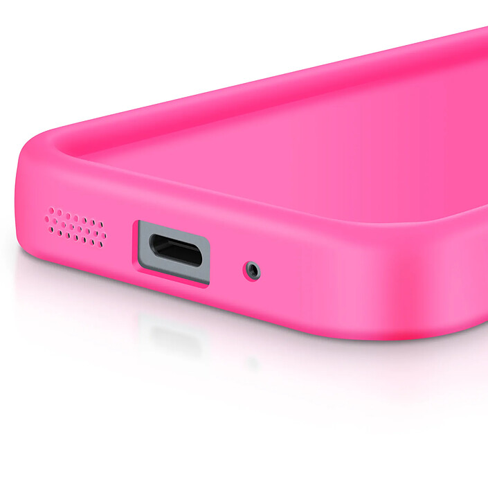 Acheter Avizar Coque pour Xiaomi Redmi 13C Silicone Soft Touch Bordures Surélevées Fuchsia