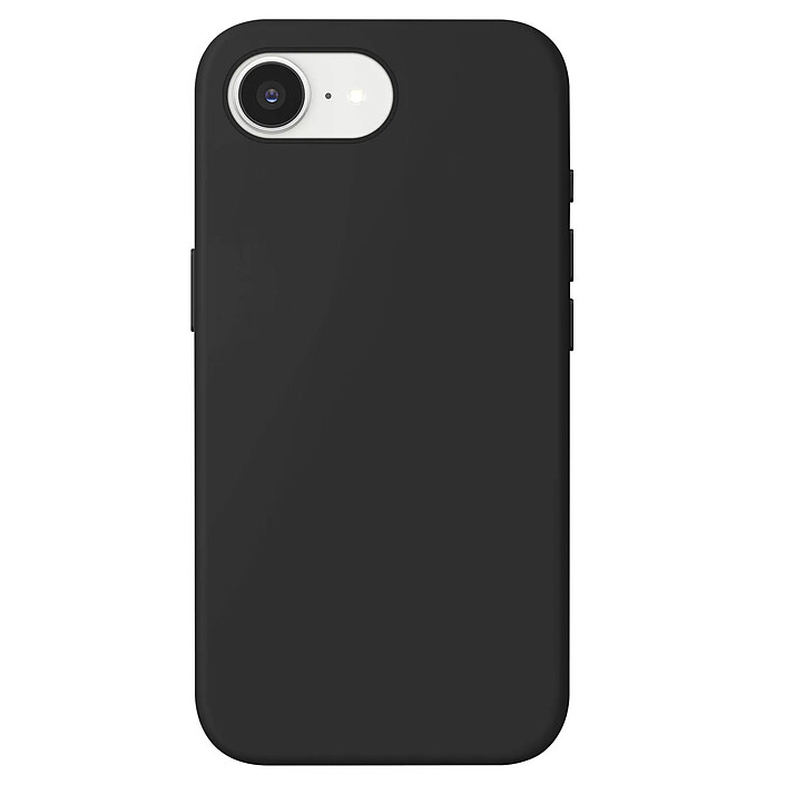 MW Coque MagSafe pour iPhone 16e Silicone Souple Finition Mate Noir