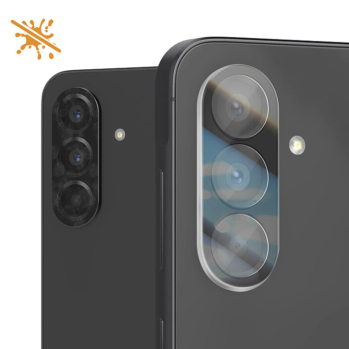 Avis Avizar Lot de 2 Verres Trempé Caméra pour Samsung Galaxy A56 Biseauté 2.5D Transparent