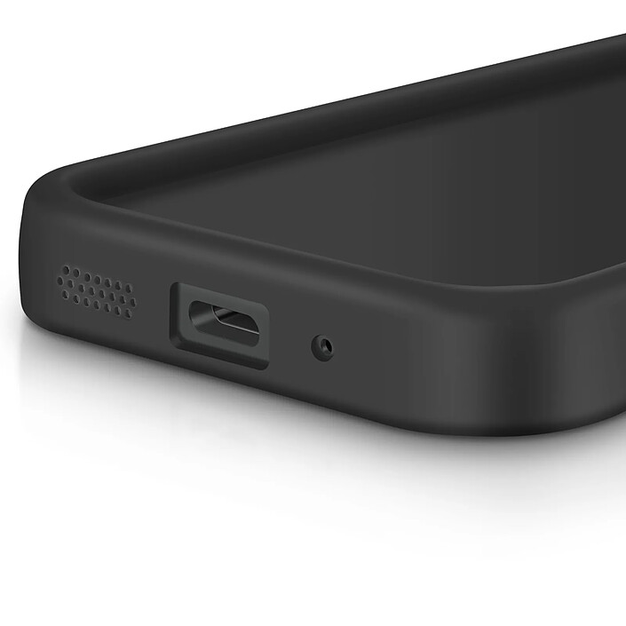 Acheter Avizar Coque pour Xiaomi Redmi 14C Silicone Soft Touch Bordures Surélevées Noir