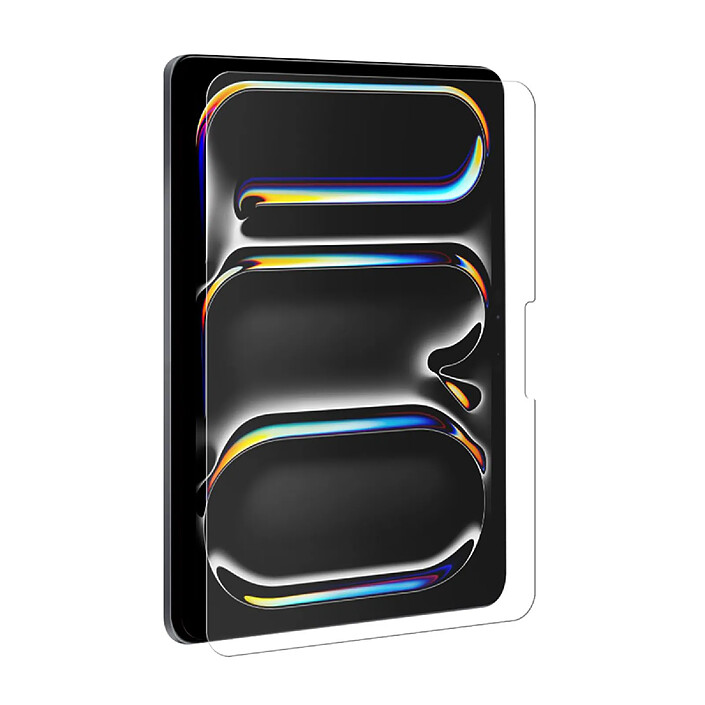 Eiger Verre Trempé 2.5D pour iPad Pro 13" 2024/2025 Premium Asahi Ultra Résistant Transparent