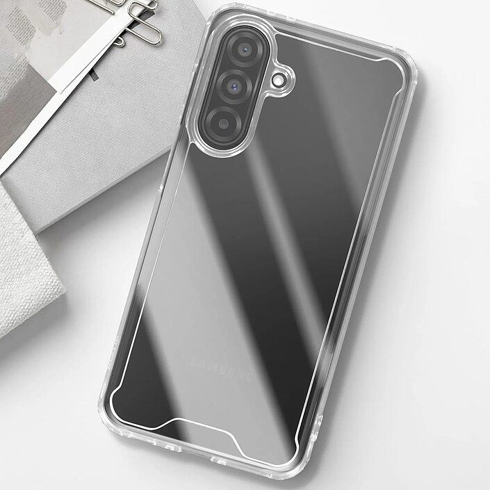 Acheter Avizar Coque pour Samsung Galaxy A26 Coins Renforcés Bords Surélevés Transparent
