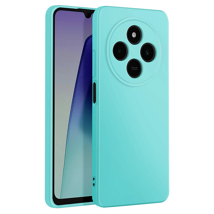 Acheter Avizar Coque pour Xiaomi Redmi 14C Semi-rigide Soft-touch Anti-traces Turquoise