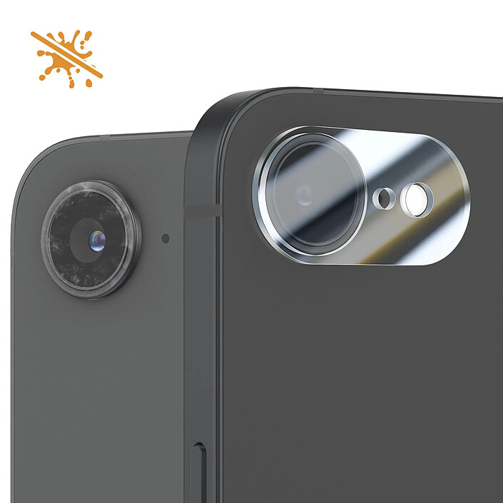 Acheter Avizar Protection Caméra pour iPhone 16e Verre Trempé 9H Anti-rayures Transparent