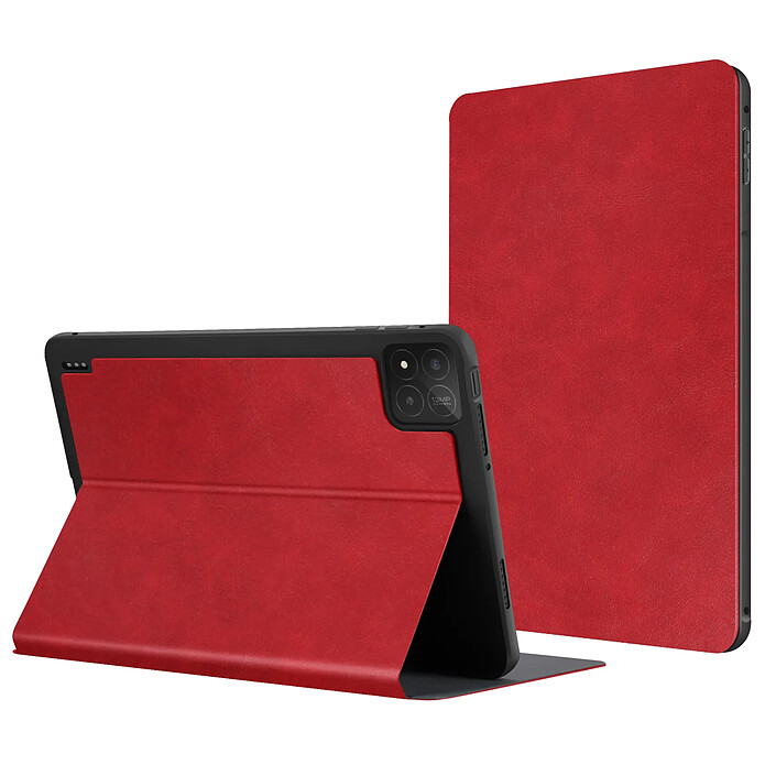 Avizar Étui pour Xiaomi Pad 7 et 7 Pro Clapet Support Vidéo Rouge